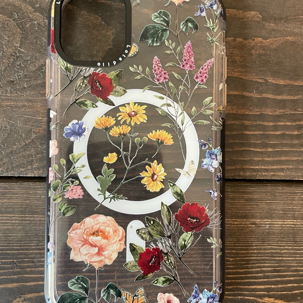 Floral Phone Case with MagSafe Compatibility